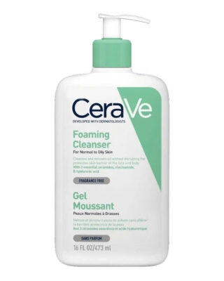 Sữa Rửa Mặt CeraVe Sạch Sâu Cho Da Thường Đến Da Dầu 473ml